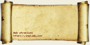 Tina Mićalović vizit kartica